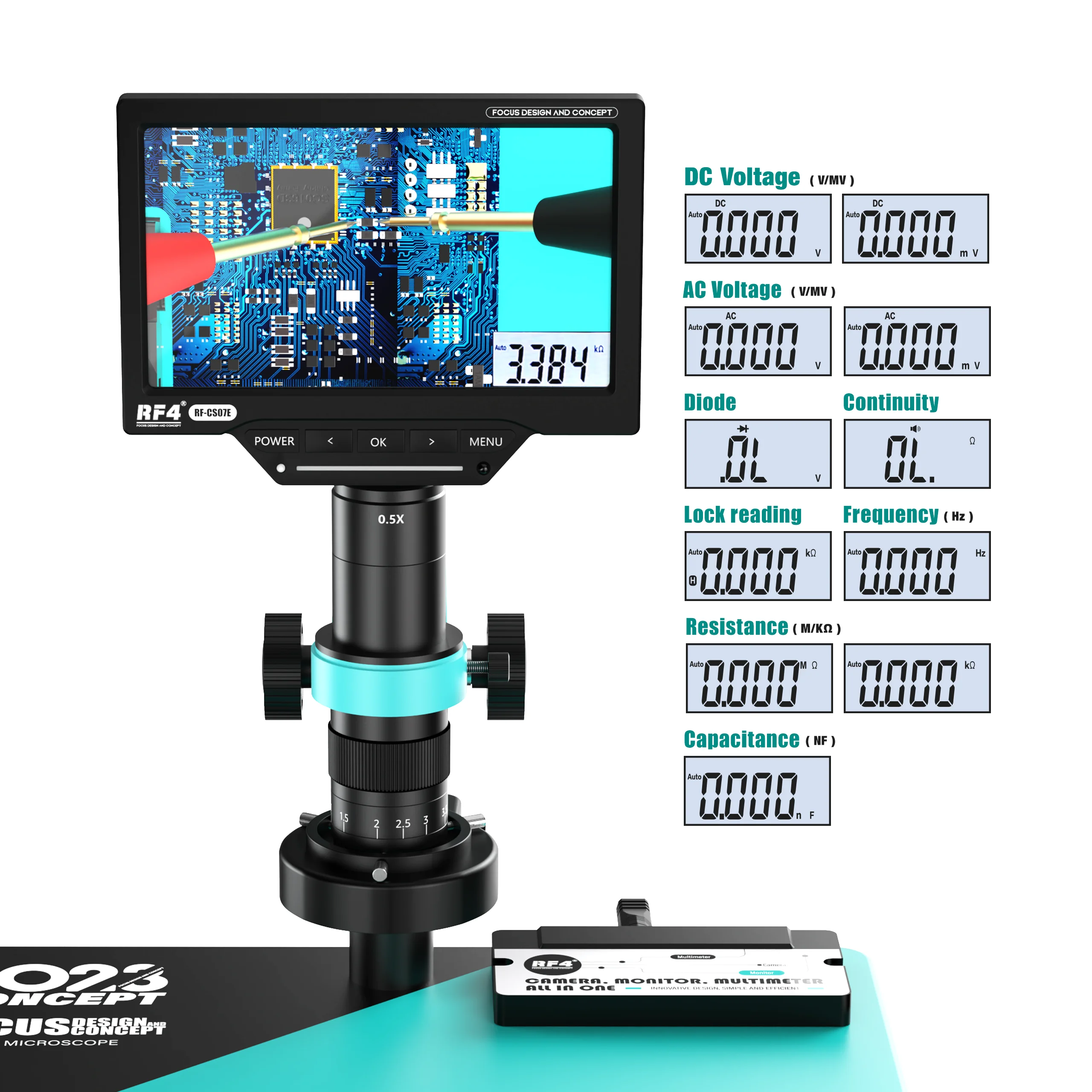 1080P 4K HDMI USB Industrial D - Simul-Focal Industrial Microscope 4K Hdmi recension och pris
