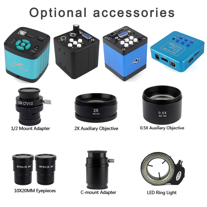 4K 48MP HDMI Camera Set 3.5X 9 - Simul-Focal Industrial Microscope 4K Hdmi recension och pris