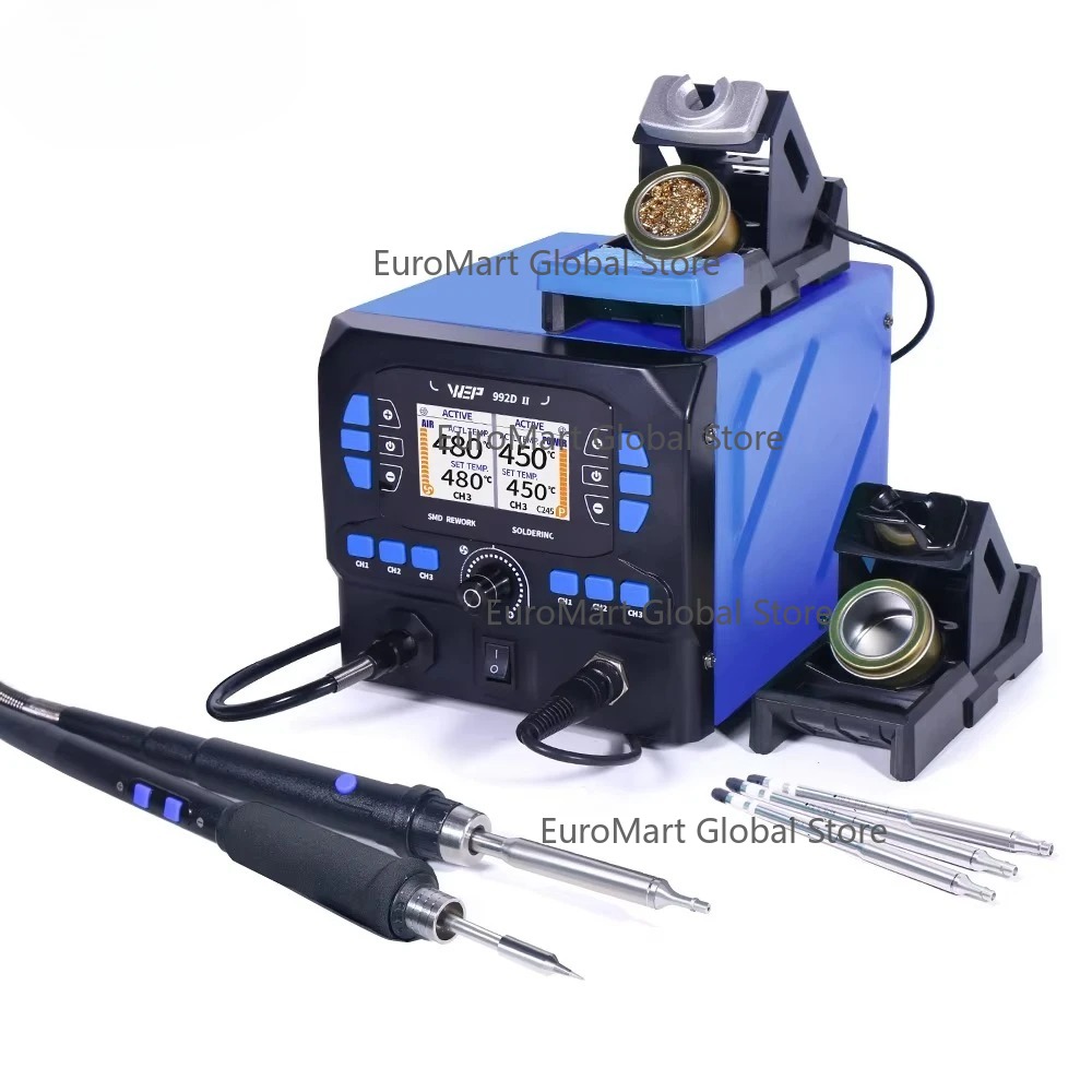 992D-II 2 In 1 LCD Display  Ho - C210 Precision Soldering Station recension och pris