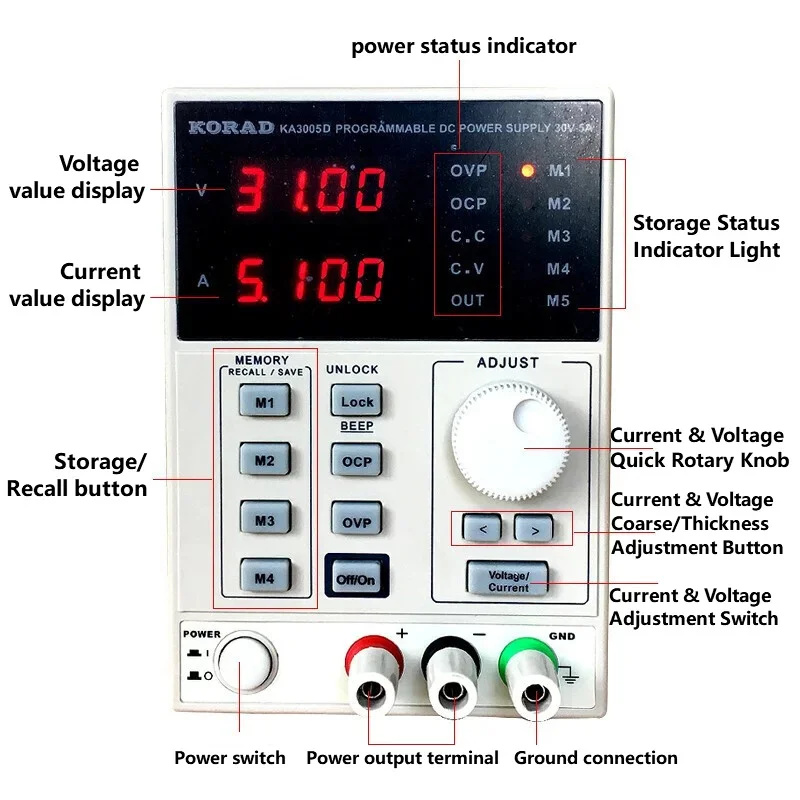 30V 60V 2A  3A 5A 10A Linear D - High Precision Dc Power Supply 30V 10A recension och pris