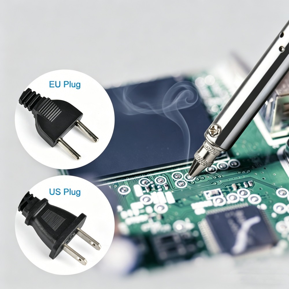 AC 220V Soldering Iron Electri - Desoldering Pump Electric Vacuum Station recension och pris