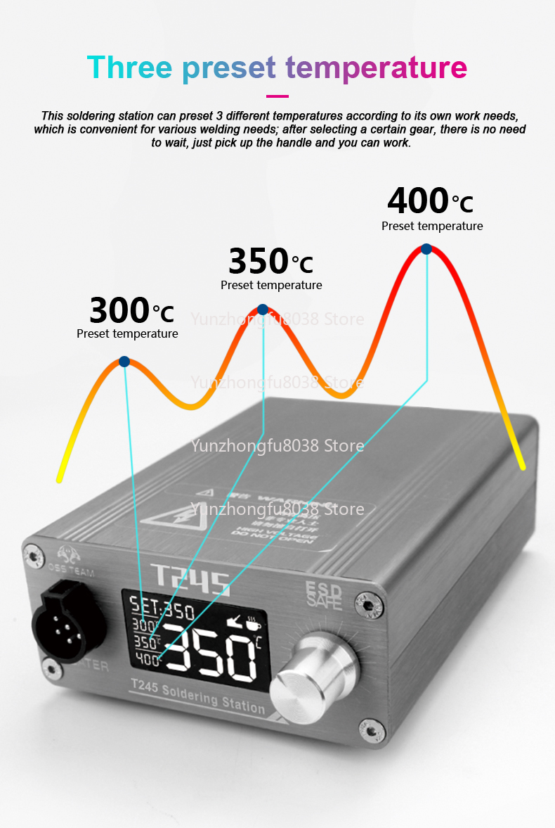 T245 Welding Station 130W 3s H - C245 Soldering Station 130W recension och pris