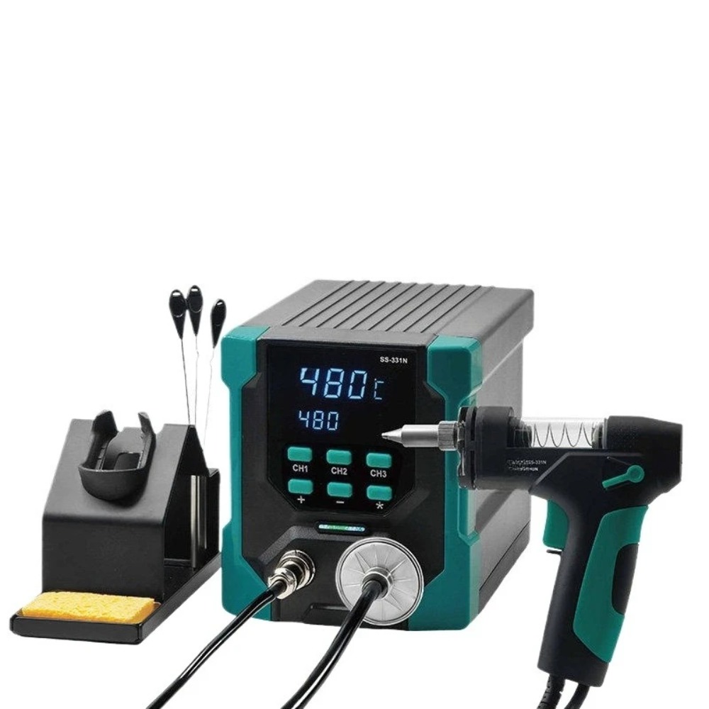 220V SS-331 LCD Electric Desol - Desoldering Pump Electric Vacuum Station recension och pris