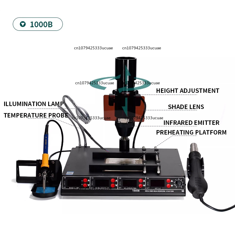1000B/1000A Infrared Multifunc - Infrared Bga Rework Station recension och pris