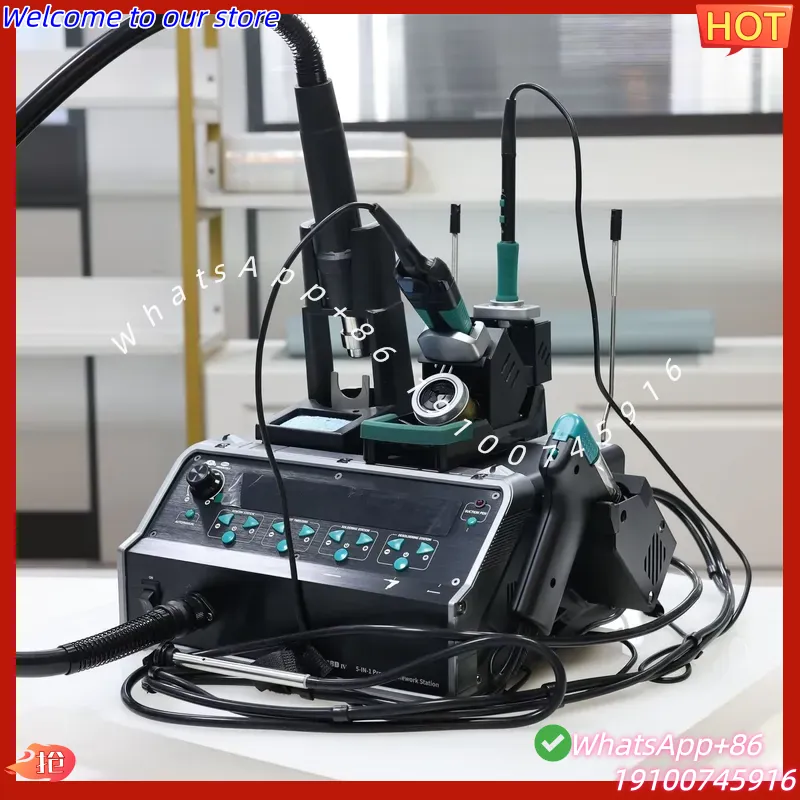 2026Hot YIHUA-948D IV 5-in-1 S - Desoldering Pump Electric Vacuum Station recension och pris