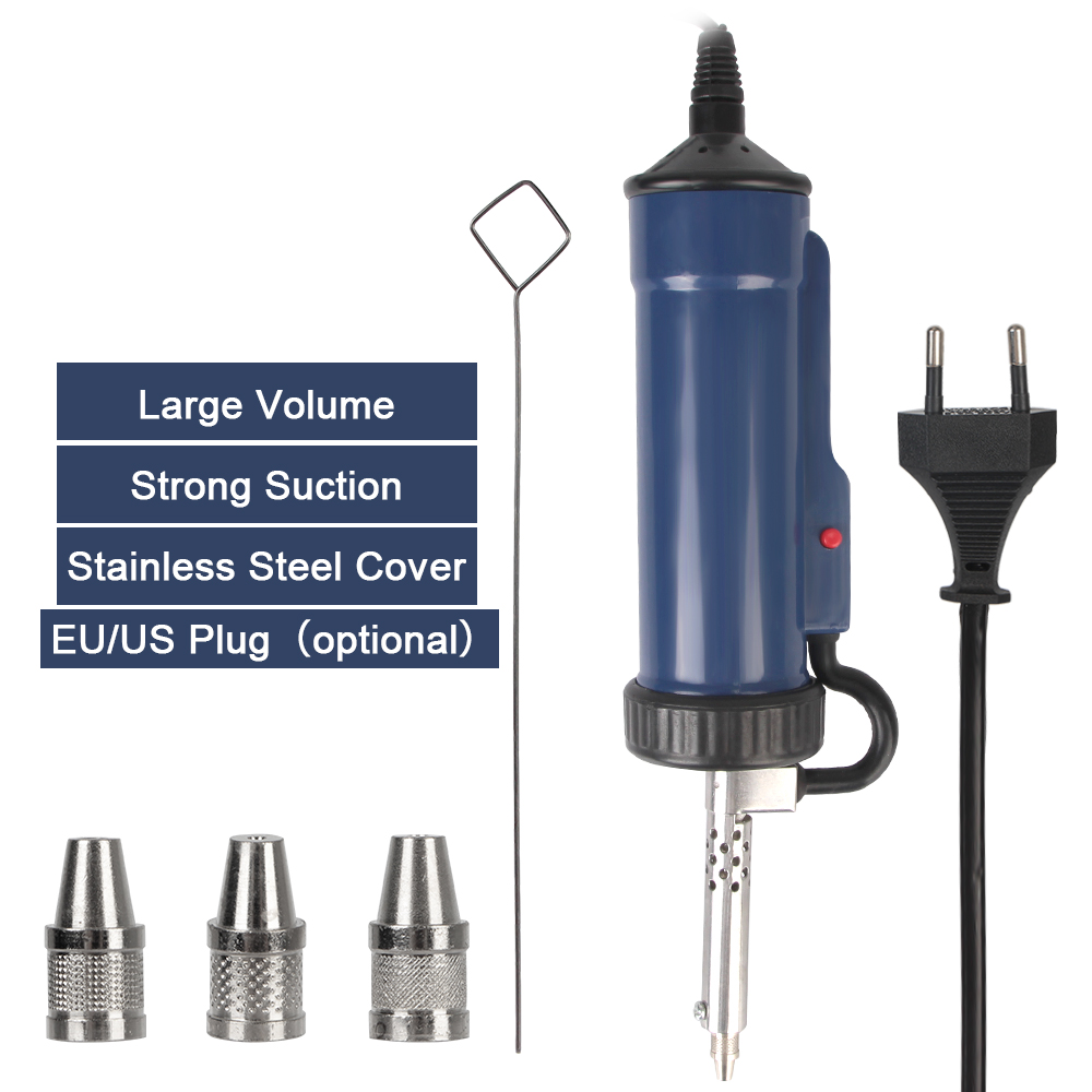 Tin Sucker Vacuum with 3 Sucti - Desoldering Pump Electric Vacuum Station recension och pris