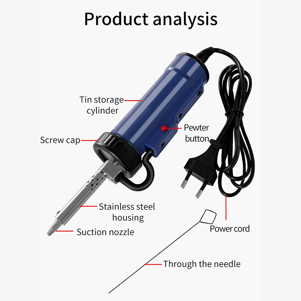 BBT-580 Automatic Desoldering  - Desoldering Pump Electric Vacuum Station recension och pris