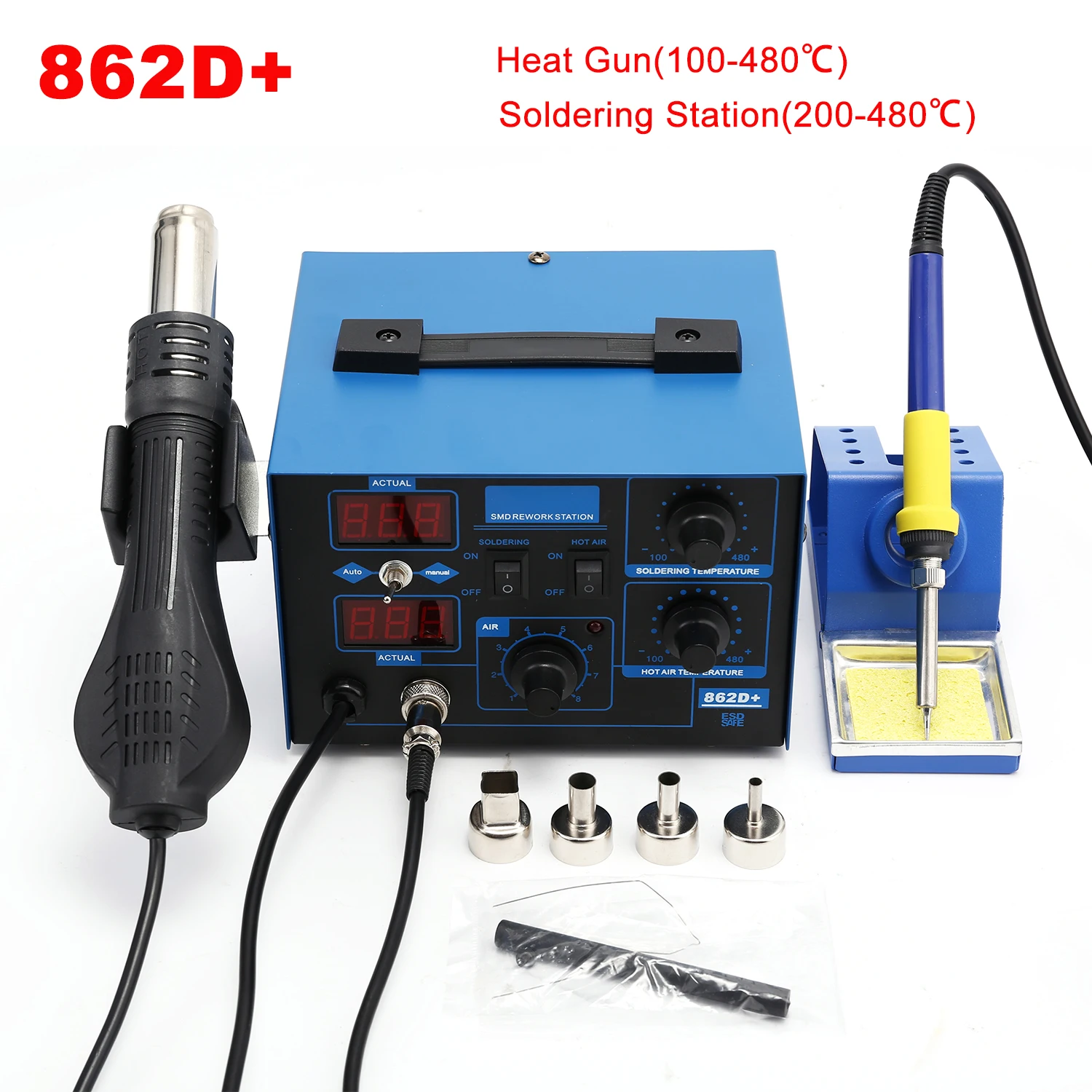 2 In 1 750W Soldering Station  - 2 In 1 Soldering Rework Station 750W recension och pris