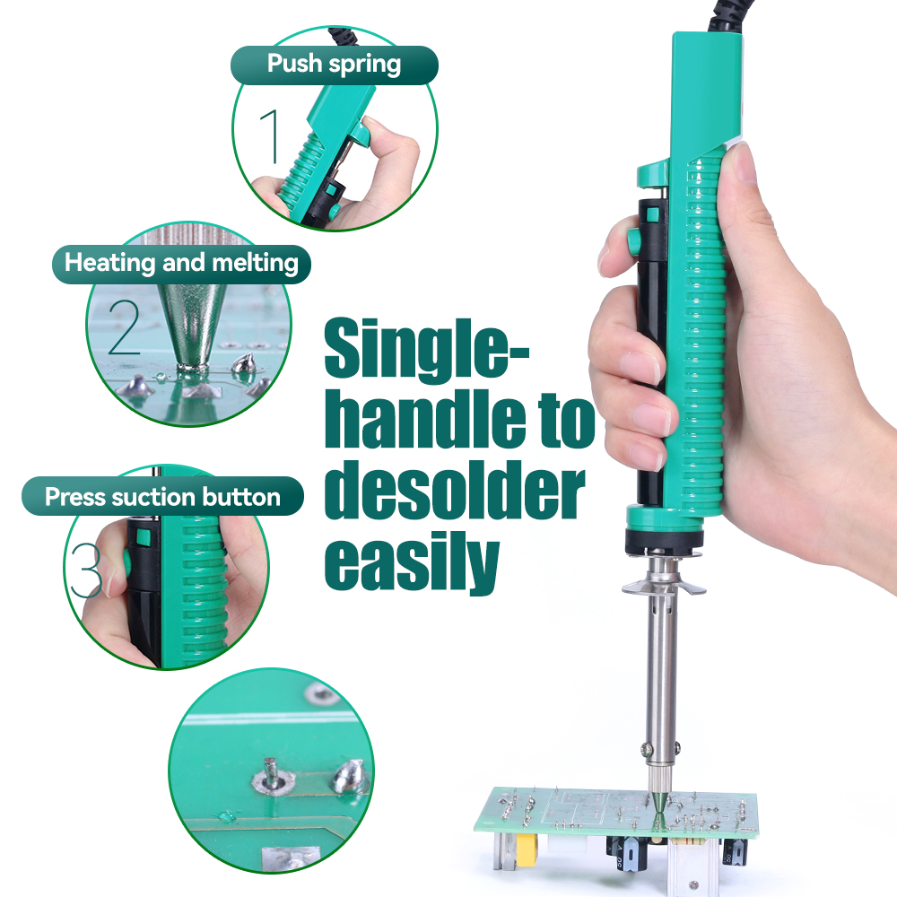 YIHUA 929D-V Tin Sucker Electr - Desoldering Pump Electric Vacuum Station recension och pris