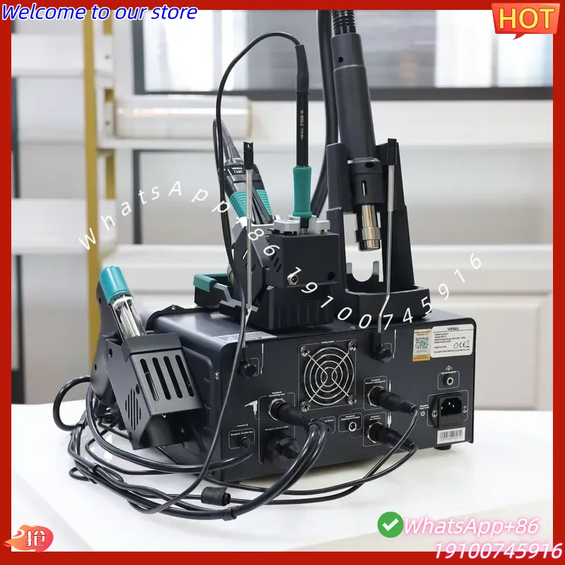 2026 YIHUA-948D IV 5-in-1 Sold - Desoldering Pump Electric Vacuum Station recension och pris