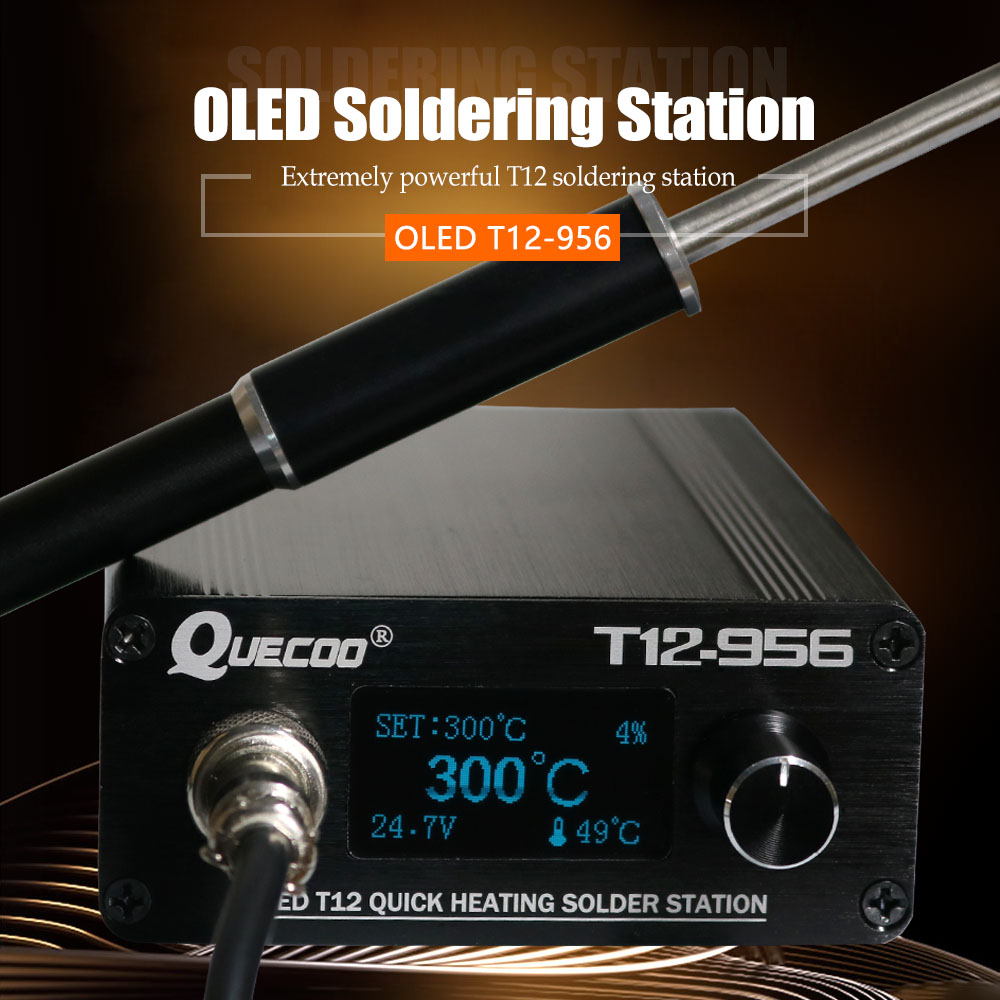 QUECOO T12-956 Soldering Digit - T12 Soldering Station Oled recension och pris