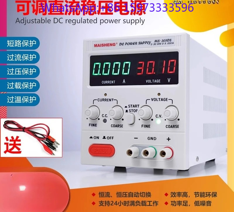 1pcs Digital Display Adjustabl - High Precision Dc Power Supply 30V 10A recension och pris
